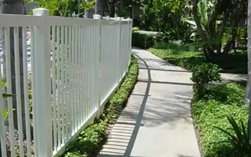 Vinyl Semi Privacy Fencing